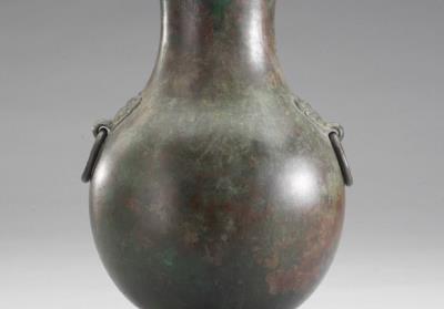 图片[2]-Hu jar with animal ring handles, Warring States period (475-221 BCE)-China Archive